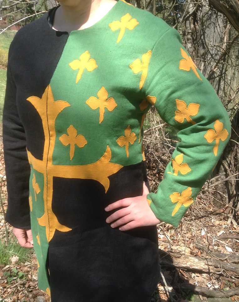 Cheryl, Just a close up of the sleeve and front cross appliqué. The cross matched up perfectly in t he front...