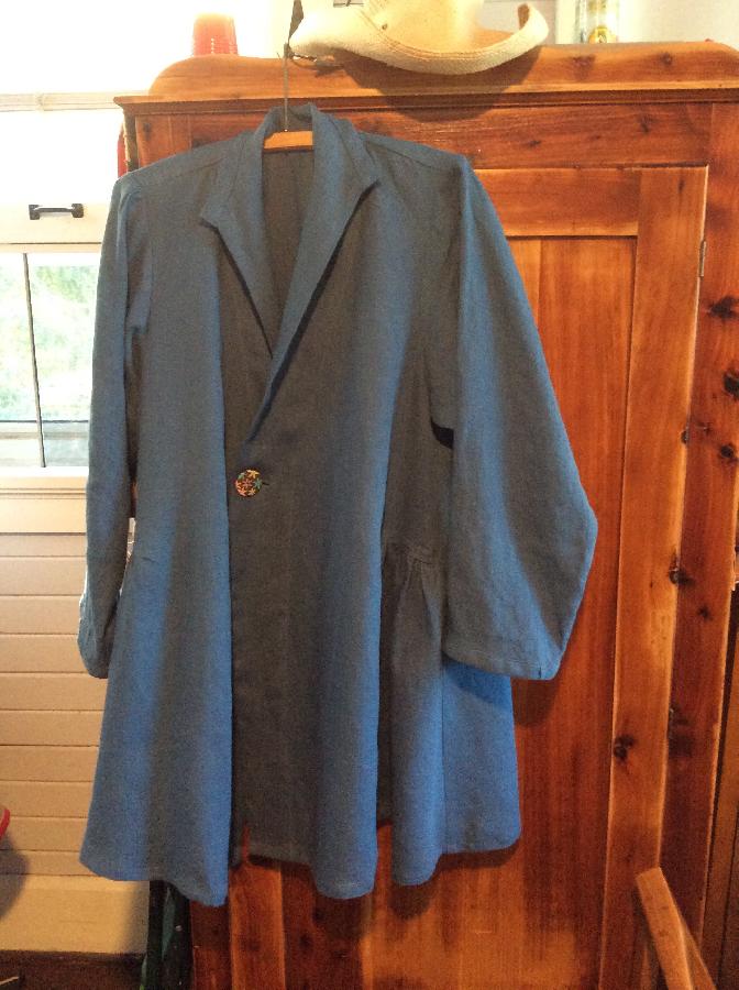 Pat, jacket i made from bluebonnet 019 linen