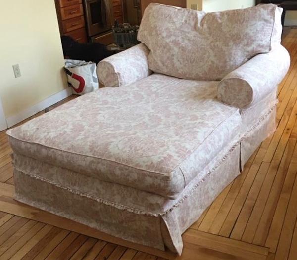Angela, My name is Angela Harrison. I make custom slipcovers in southern Maine. This belongs to one of my cl...
