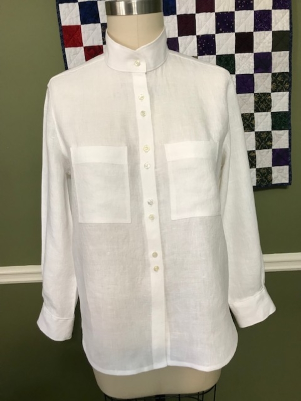 Martha, I love a white linen shirt. This Archer Button Up shirt (Grainline Patterns) was made with your unbl...