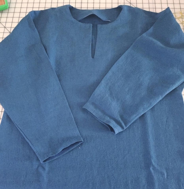 Dawn, I am a seamstress and historical reenactor as well. This 100% linen tunic was made for a client and...