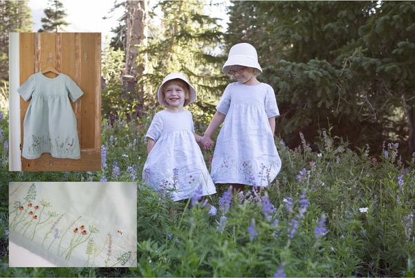 Natalie, Summer dresses made for my little girls to reflect the wild flowers in our surrounding mountains.  I...