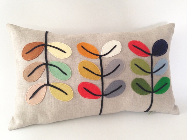 Dagmar, This is my latest design inspired by Mid century modern design. I used mix natural linen and handcut...