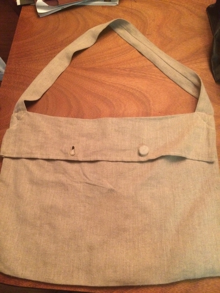 Kevin, British 1810 haversack 10.2 oz natural linen