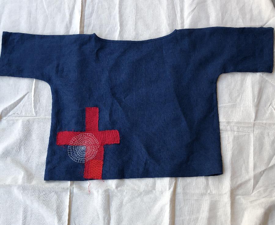 Pennie, Mid weight in Insignia 

Design cut in one piece.