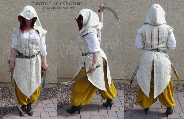 Lady Faie, "Bird of Prey" Ghawazee Coat COSPLAY ensemble by Lady Faie