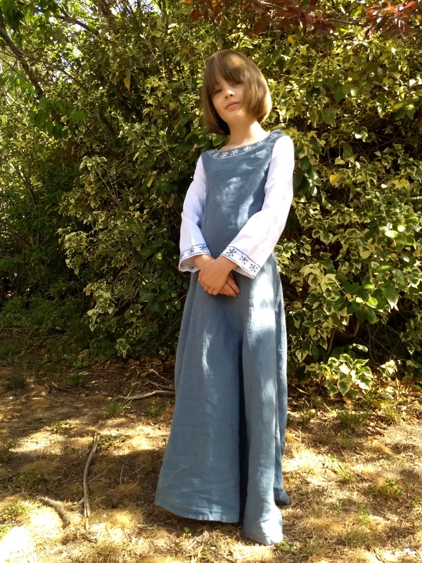 Christine, My daughter Eve set a challenge - she wanted both an Elsa costume and a Norman bliaut. I found evide...