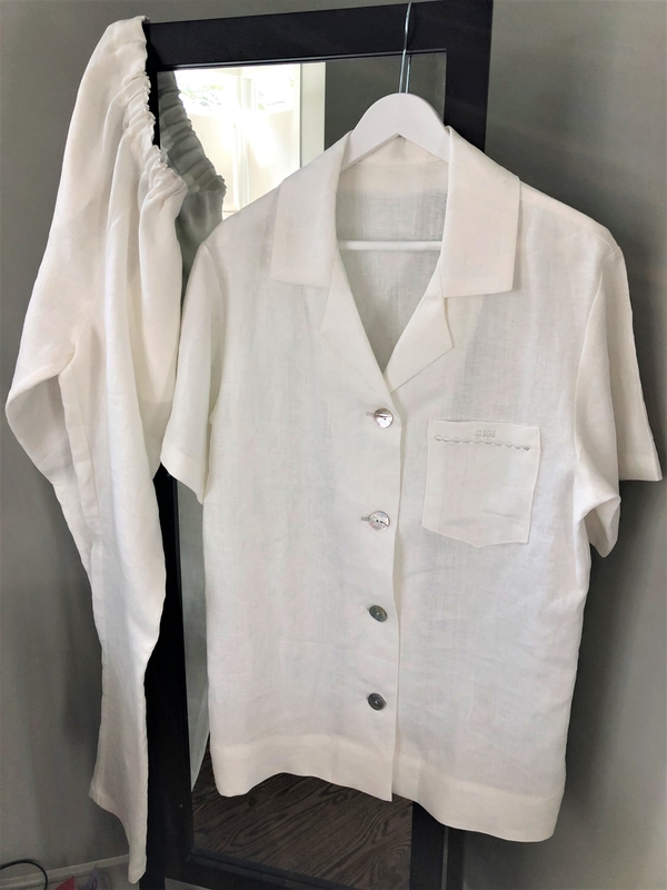 Gigi, I made some pajamas out of 4C22 Bleached Linen.  I love working with linen and it just gets softer w...