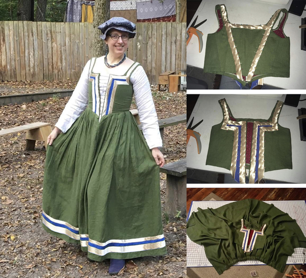 April, Ive made a dress inspired by the picture ‘Peasant Women in the Region Surrounding Venice, Seen in V...