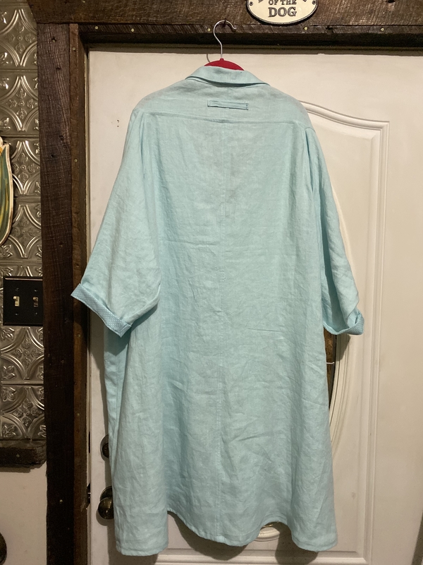 Vickie, Back view of my tunic/dress.