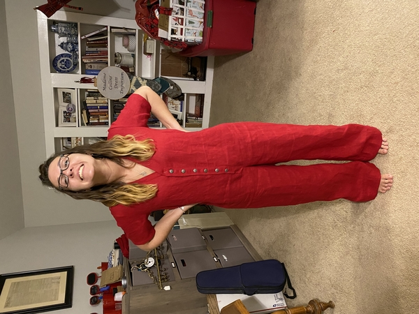 Kayla, Love this jumpsuit! Very easy to make.