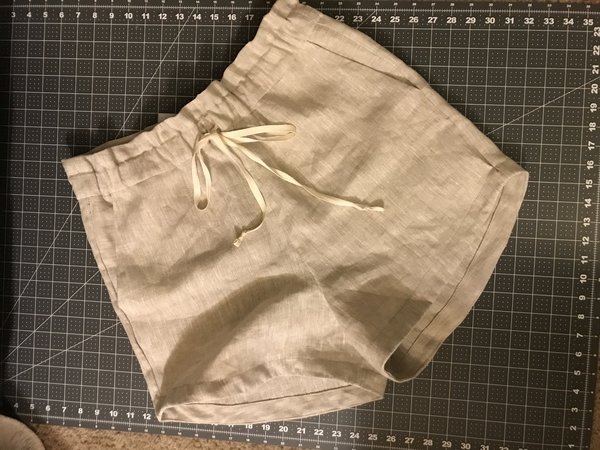 Aline, Spring Shorts from Runway made with 4C22 mix natural softened. Feels great, love that it’s thick, bu...