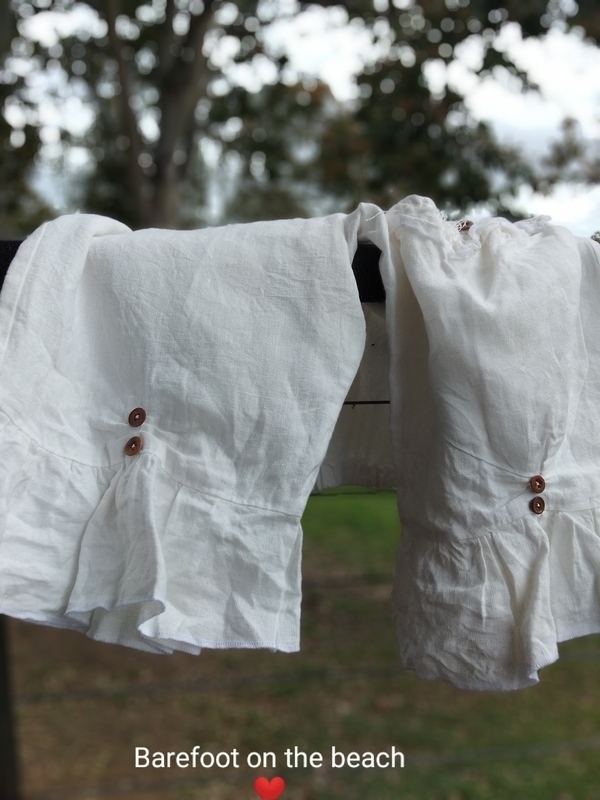 Michelle, Bloomers! These days the 1800s underwear is worm on show.
These beautiful bloomers are.callwd. bare...