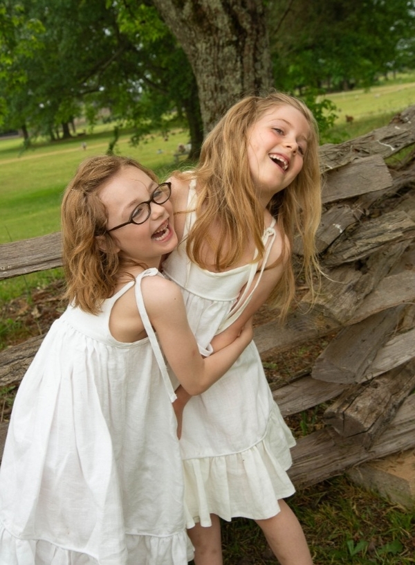 Kim, I made these dresses out of the IC64 100% Linen Bleached for my granddaughters.  These linen sundres...