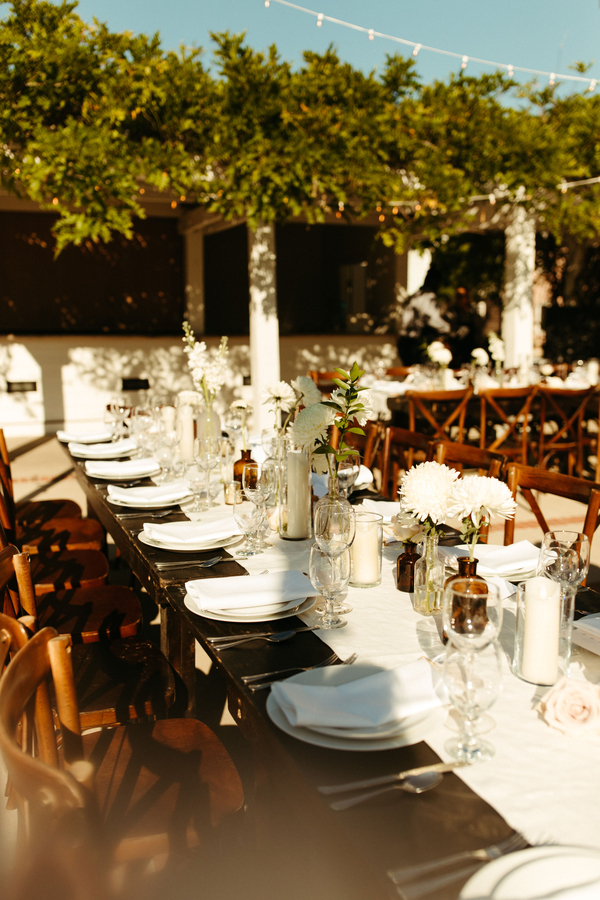 Hollianne, Table runners added depth to the farm style table settings.  at the end of the evening we sent them...