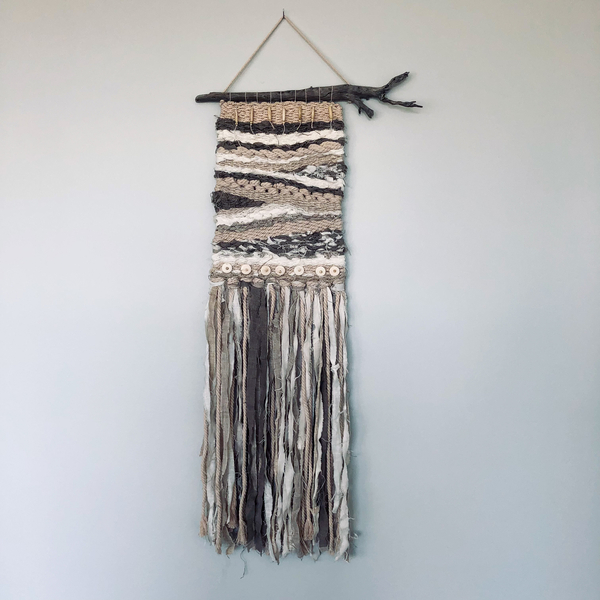 Lynn, This wall hanging is bleached signature finish, as well as the heavy weight bleached, the natural an...