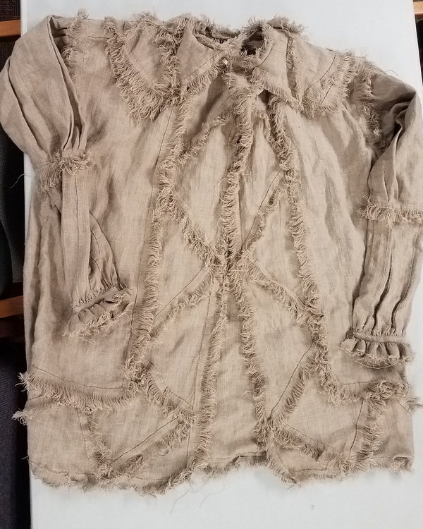 William, A 1780s Hunting Shirt from the American Revolution, copying the details of a similar shirt worn by...