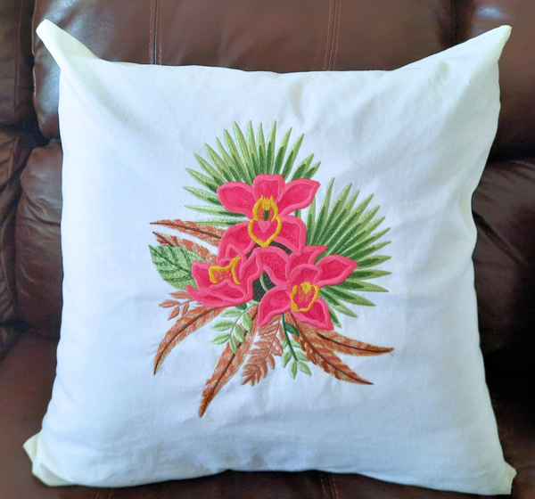 Linda, In our Orchids and Feathers Pillow collection, we have captured these delicate sweet bouquets, these...