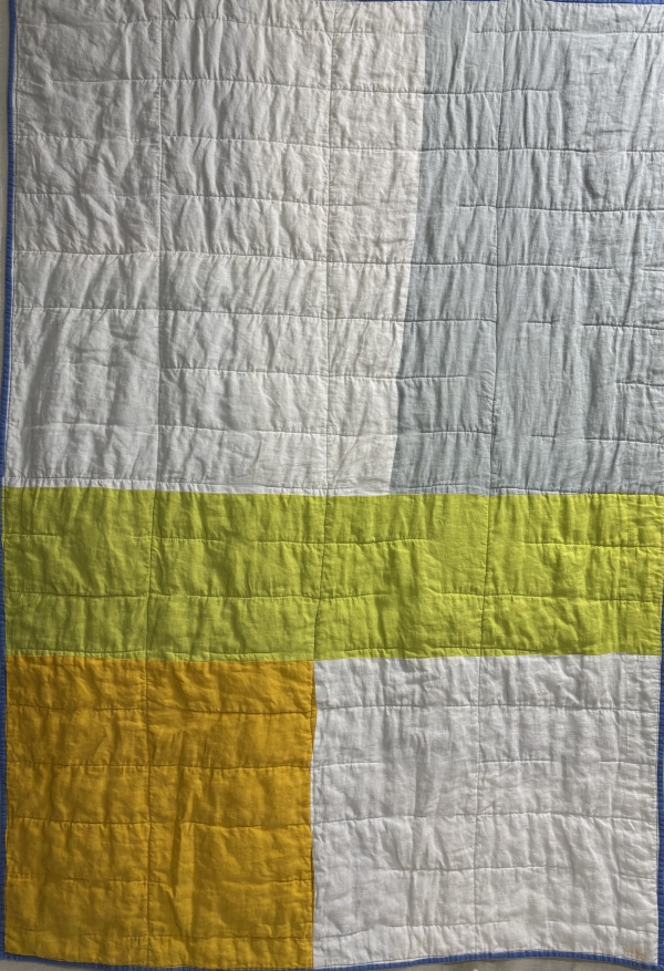 Donna, This is the back of my flower quilt, again 100% linen