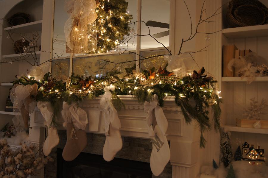 Andrea, White linen stockings for my White Christmas!