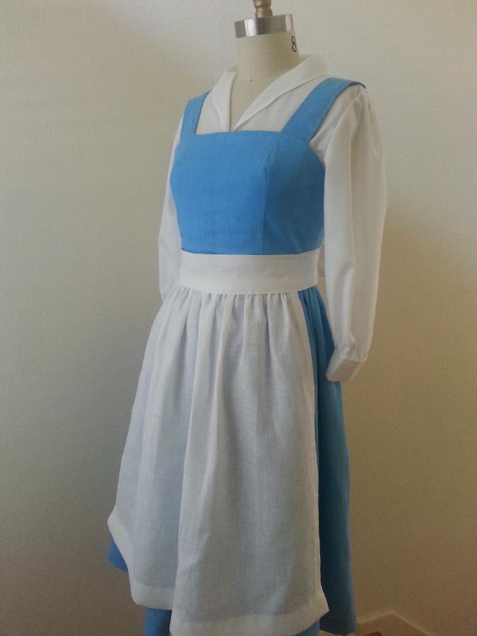 Romy, Reproduction of Belles blue provincial dress from Beauty and the Beast.  Detailed with hand stitche...