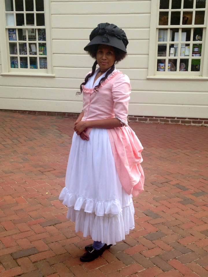 Nastassia,  This project was made and worn to Mount Vernon for the colonial market fair 2016. The ground is mad...