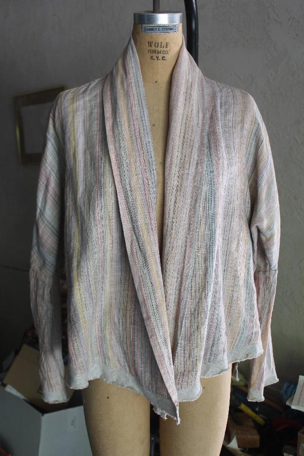 Randy, This yarn dyed  stripe worked well for a lightweight jacket.