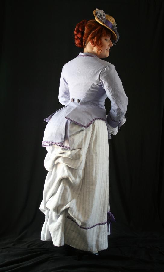Karen, An 1880s day wear bustle gown