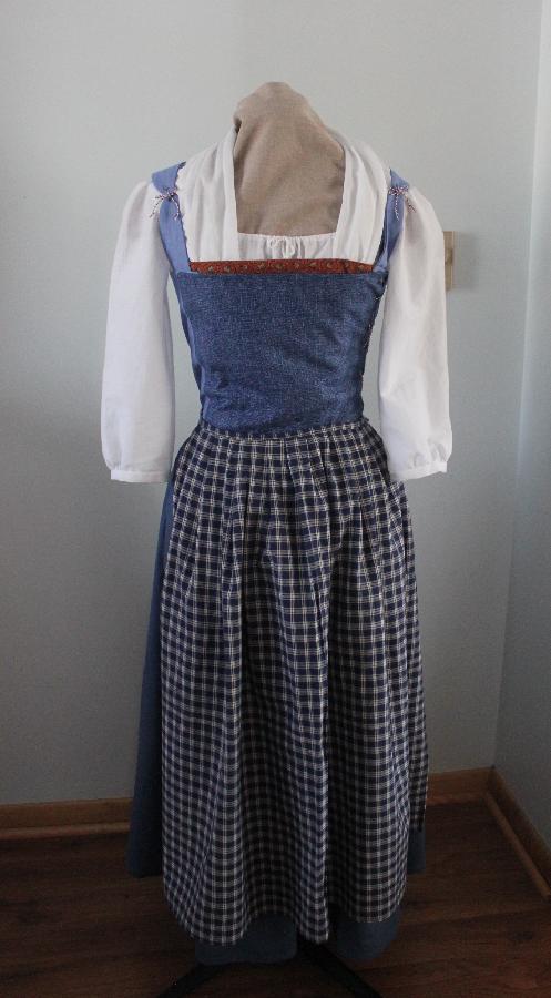 Jessica, Belles Village Outfit from Beauty and the Beast. I created my own pattern for this. The bodice an...
