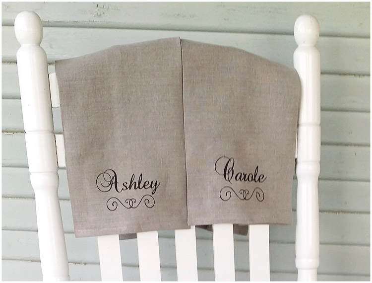 Sharon, Blue Cottage Creations will also carry ink stamped tea towels made out of the natural softened IL019...
