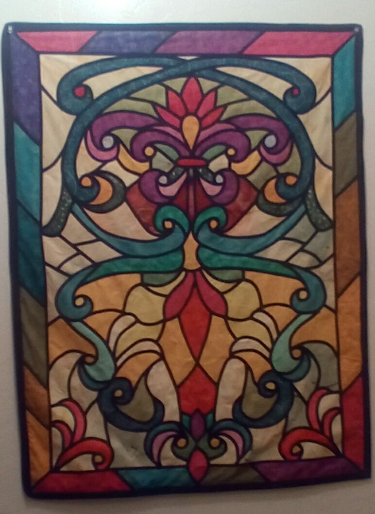 Fabricsstore Judy "Church stained glass"