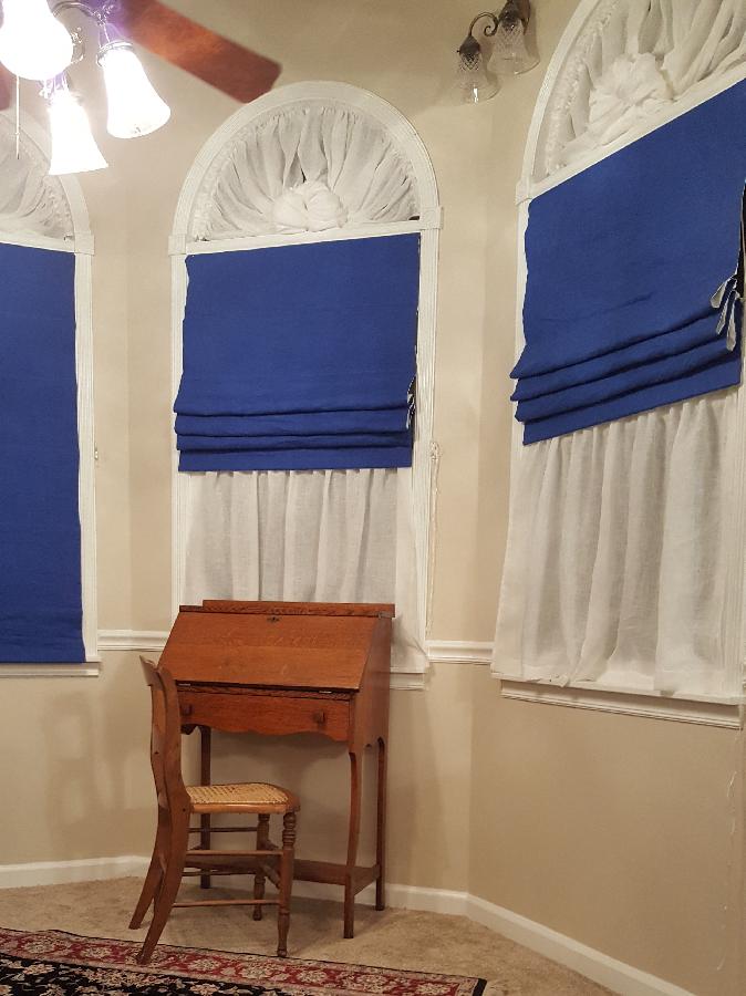 Whitney, The Queen Anne tower in our Victorian reproduction home needed a different style of window covering,...