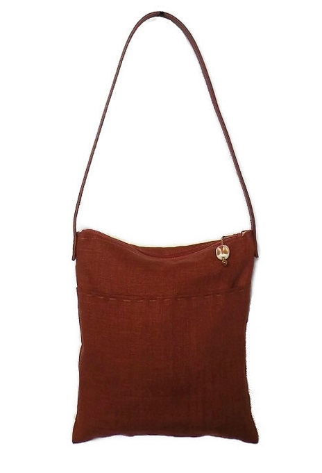 Heidi, Linen Shoulder Bag