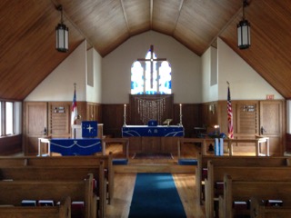 Julie, I used rustic 4C22 linen in royal blue for these hand sewn pulpit frontal, altar frontal, burse, cha...