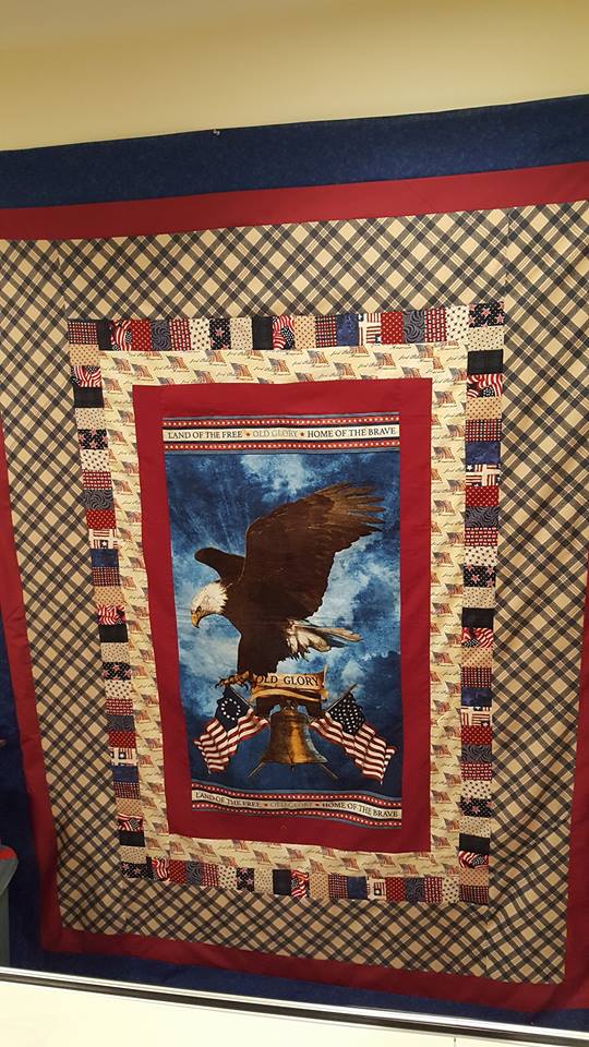 Carol, This is my first full size quilt with my own design that I  finished last month.  I love sewing so m...
