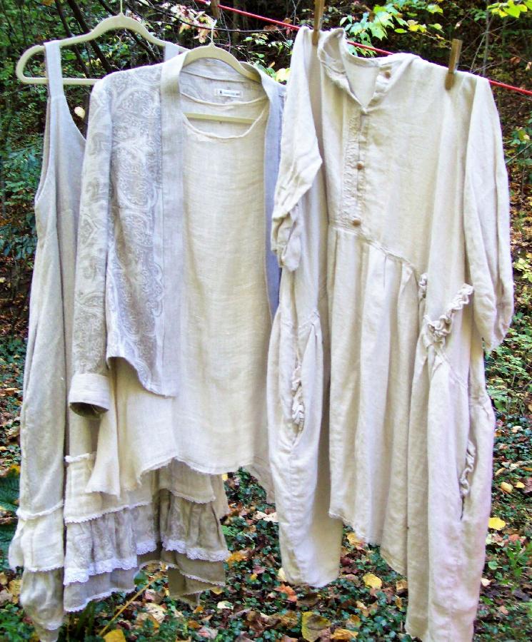 Vickie, Ive fell in love with linen!  This is a collection of a slip dress, tunic top, dress and jacket mad...