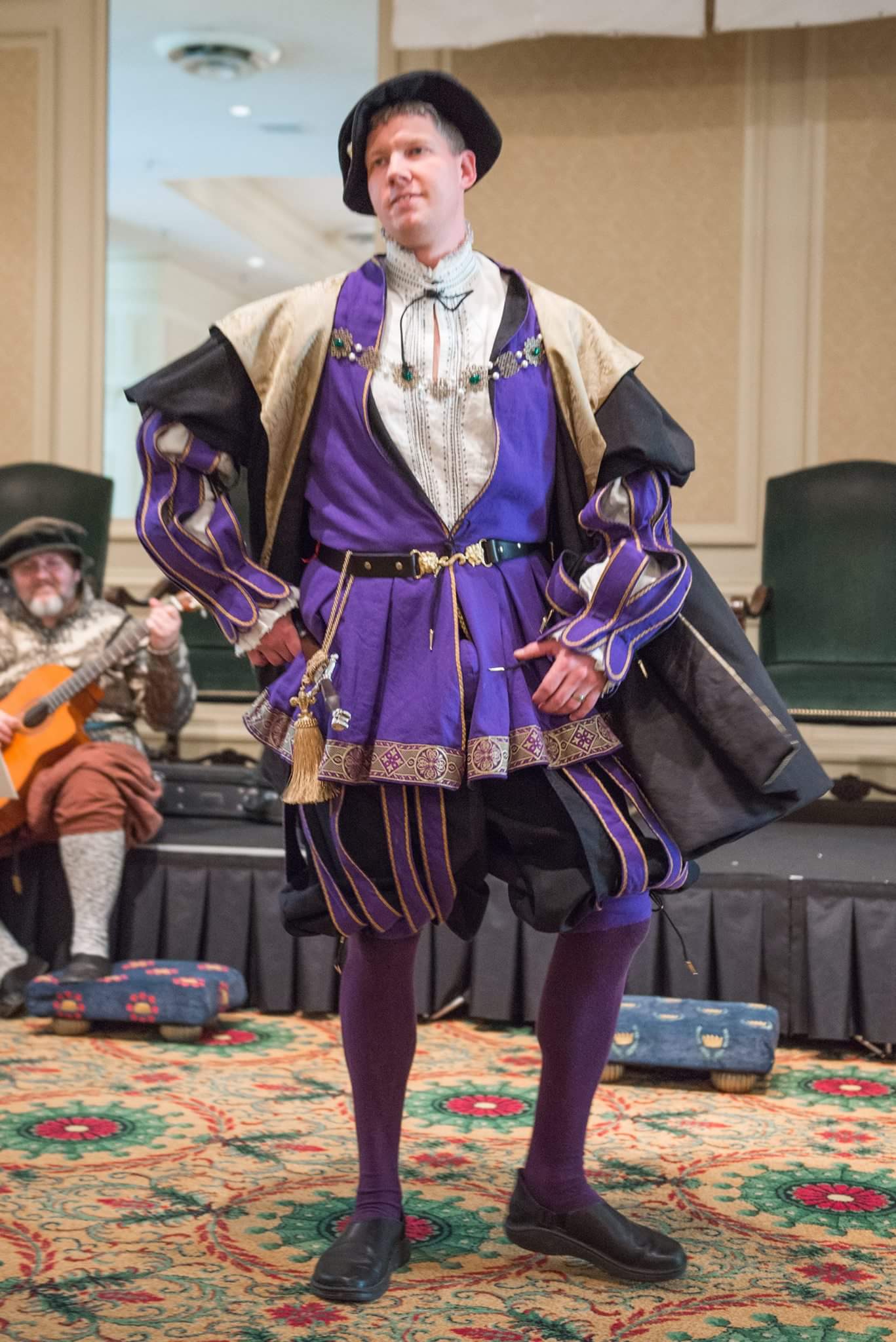 Matthew , This is a recreation of the man in red from 16th century England. I used the Royal purple heavy we...