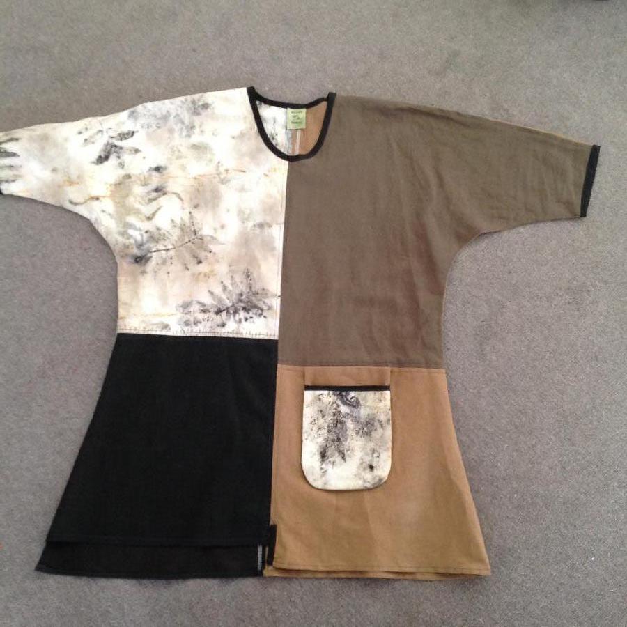 Andrea, This tunic is my own design incorporating linen in your beautiful colours of nutmeg and cream, Eco p...