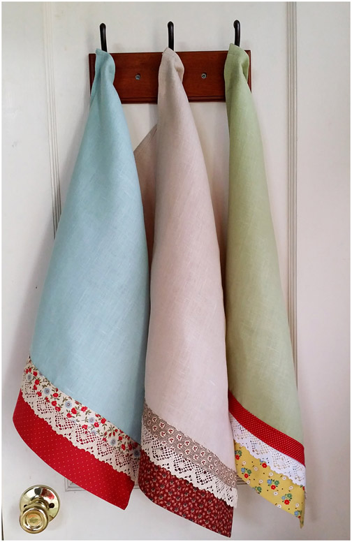 Sharon, I am in love with Tea Towels! Blue Cottage Creations will be opening soon on Etsy and one of our ma...