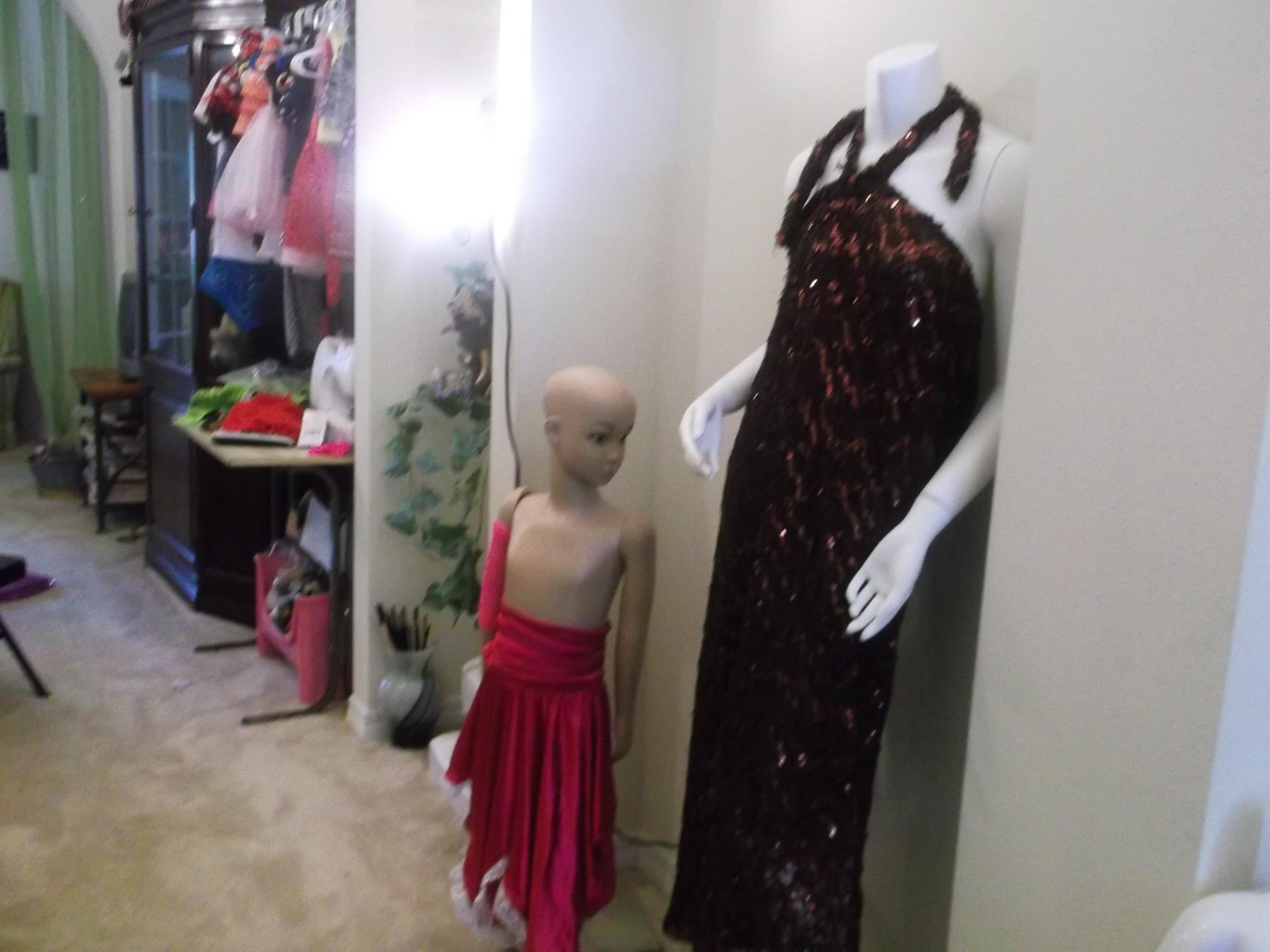 Mamie, I am an innovative designer. I designs almost everything that comes to mind. on my mannequin is a br...