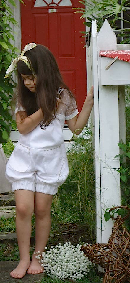 Mariella, 
MARIELLA
washed linen #IL019 toddler romper by The Little Gems
www.thelittlegems.com
