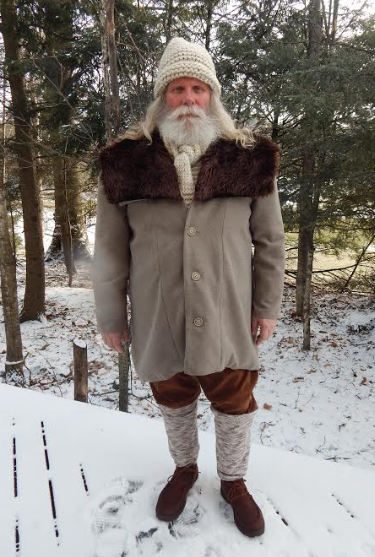 Victoria, Heidis Grandfather made the Hat, Scarf, Coat, Leggings.