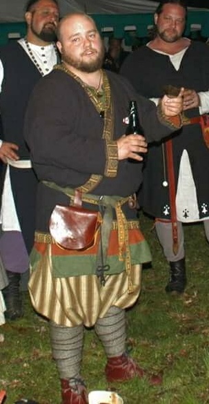 Arlen, Completely period correct Viking clothing, from the underwear out, including the shoes and all acces...