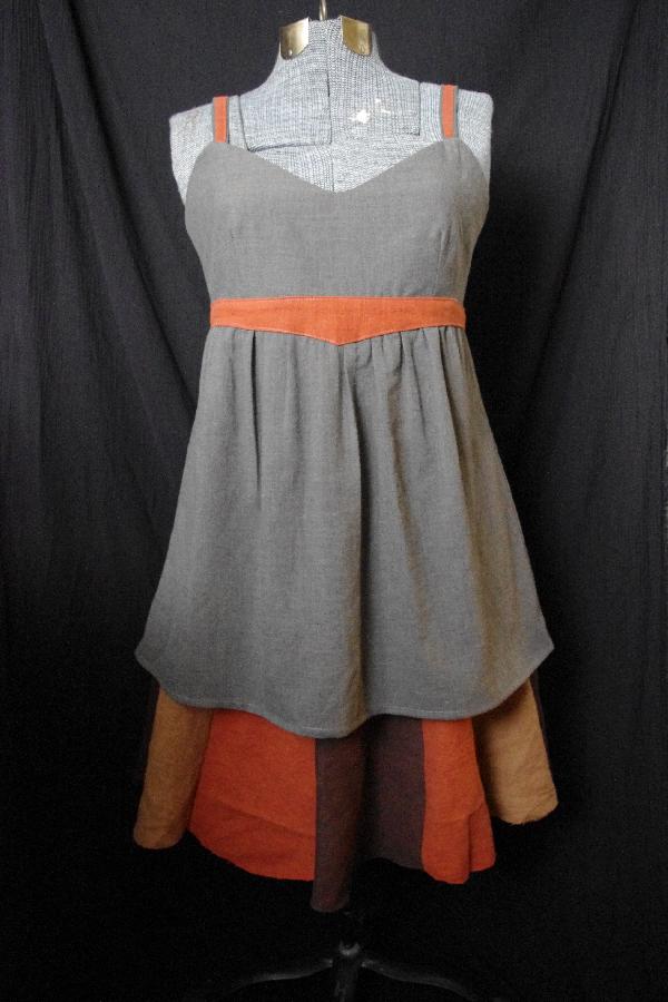Vicky, Tunic and Skirt made of 100% fabrics-stores linen