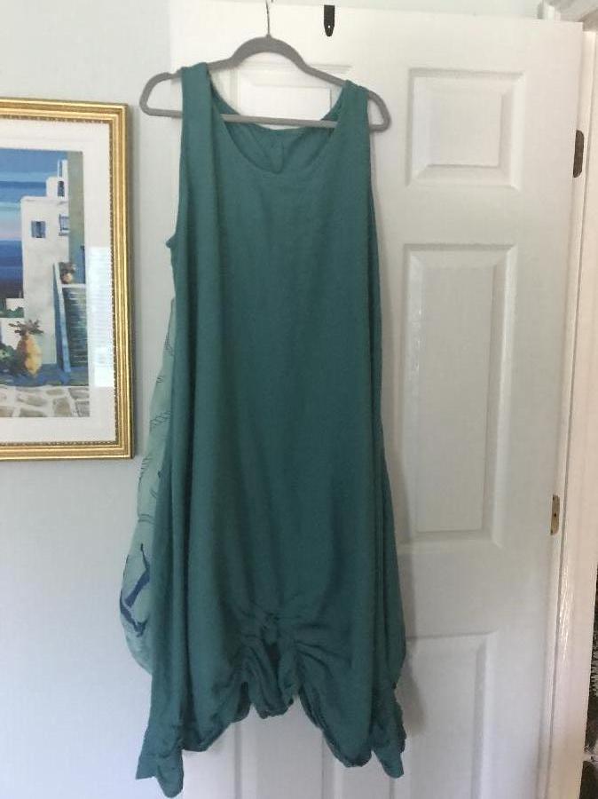 Maryellen, Boho Chic dress out of mid weight linen