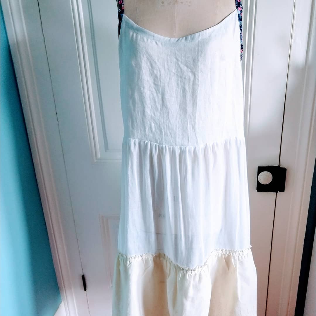 Catherine, I used this fabric to make the top portion of the slip. Nice weight, very soft hand.



IL019 BL...