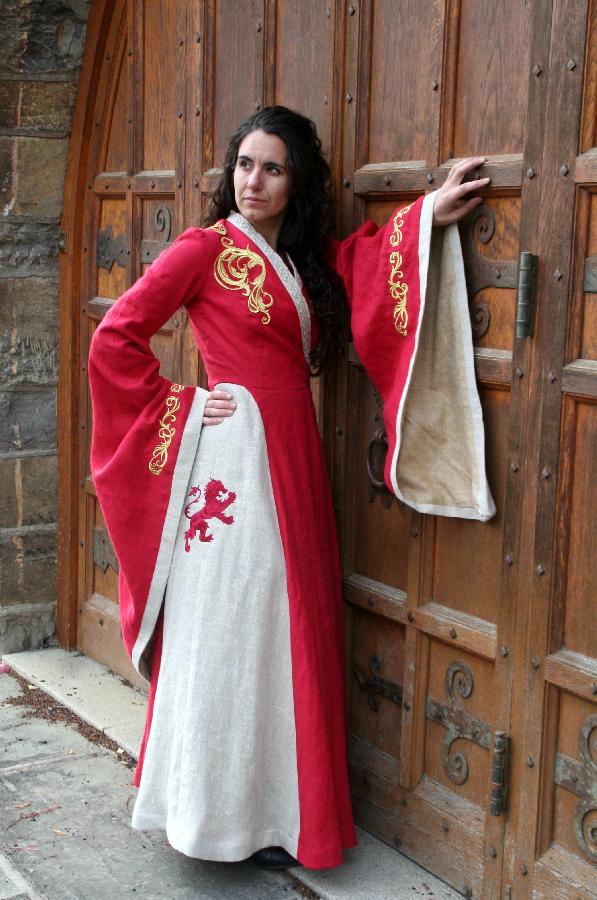 Nancy, I made my version of Cersei Lannisters red dress(Game of Thrones) as a cosplay costume.The main par...