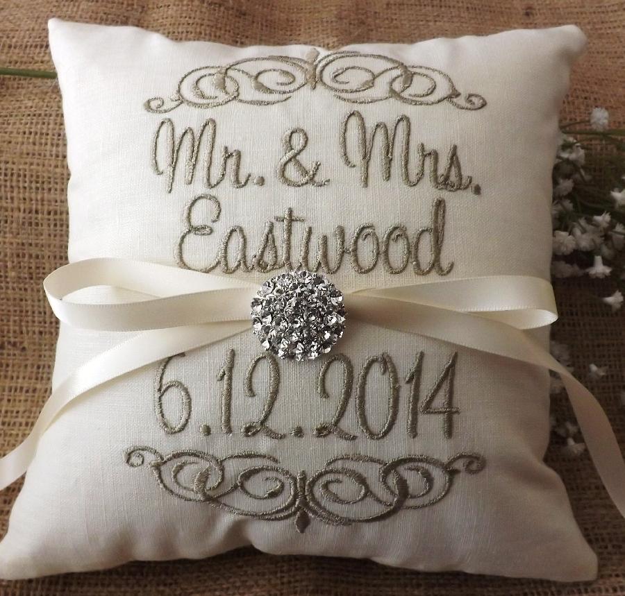 Lois, Perfect keepsake for after the wedding.  Use on your bed to remember your special day.
www.etsy.com...