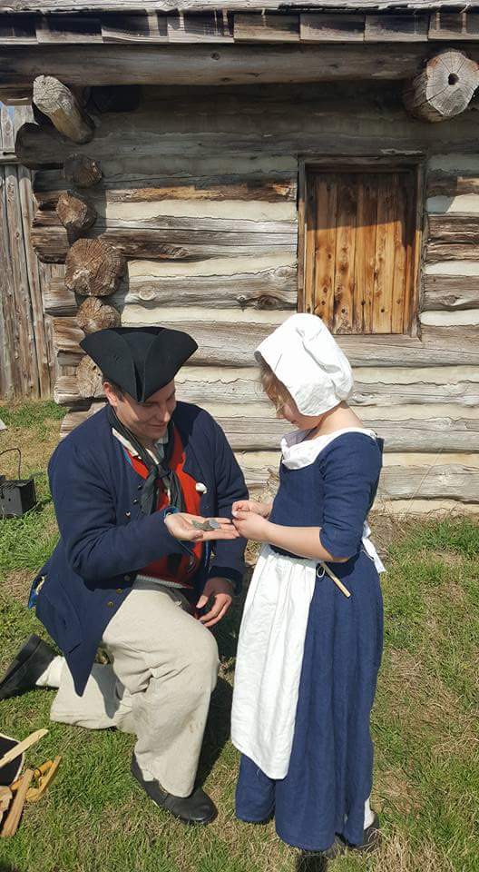 Justin, My daughter and I at the 18th century society of Texas event held at Fort Parker. Jack Tar comes hom...