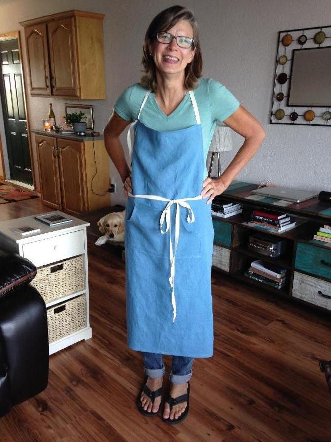 Kathryn, I made this apron for my daughter.... the chef...I was inspired by a wonderful  Grand Apron I saw...